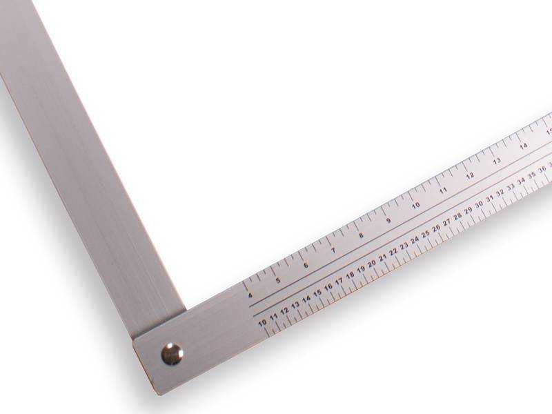 Haakse hoek 60 x 60 cm