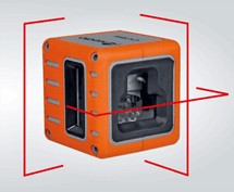 Cube lijnlaser 1 x H en 2 x v