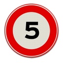 VERKEERSBORD SNELHEID 60CM