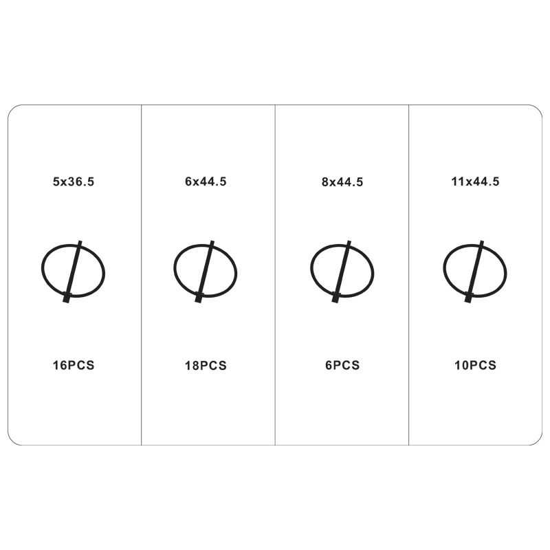 Borgpennenassortiment 50 delig