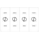 Borgpennenassortiment 50 delig