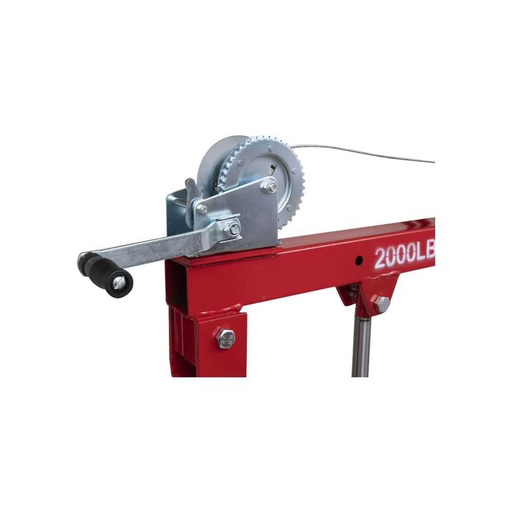 Aanhangwagenkraan zwaar + lier