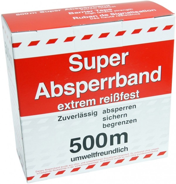 Afzetband rol 500 meter