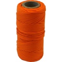 Uitzettouw 50 meter oranje 1.5