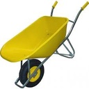 Kruiwagen FORT SMB100 geel kunstof