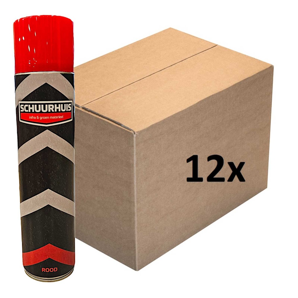 Markeerverf rood 600ML