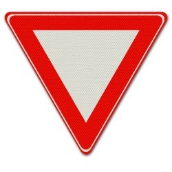 VERKEERSBORD ALU DOR KL.3 DRIEHOEK 70