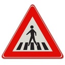 VERKEERSBORD ALU DOR KL.3 DRIEHOEK 70