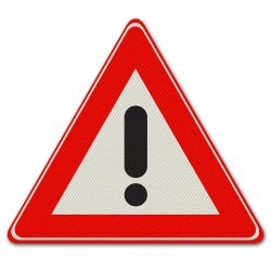 VERKEERSBORD ALU DOR KL.3 DRIEHOEK 70