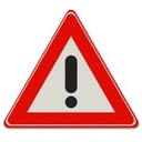 VERKEERSBORD ALU DOR KL.3 DRIEHOEK 70