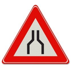 VERKEERSBORD ALU DOR KL.3 DRIEHOEK 90