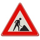 VERKEERSBORD ALU DOR KL.3 DRIEHOEK 90