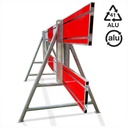 Aluminium Schrikhek 2.50 Meter 100% gerecycled