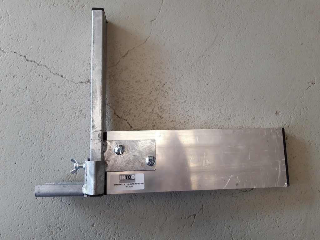 Afrijmaatje / hoogte instelling / afreibalk / kliklat