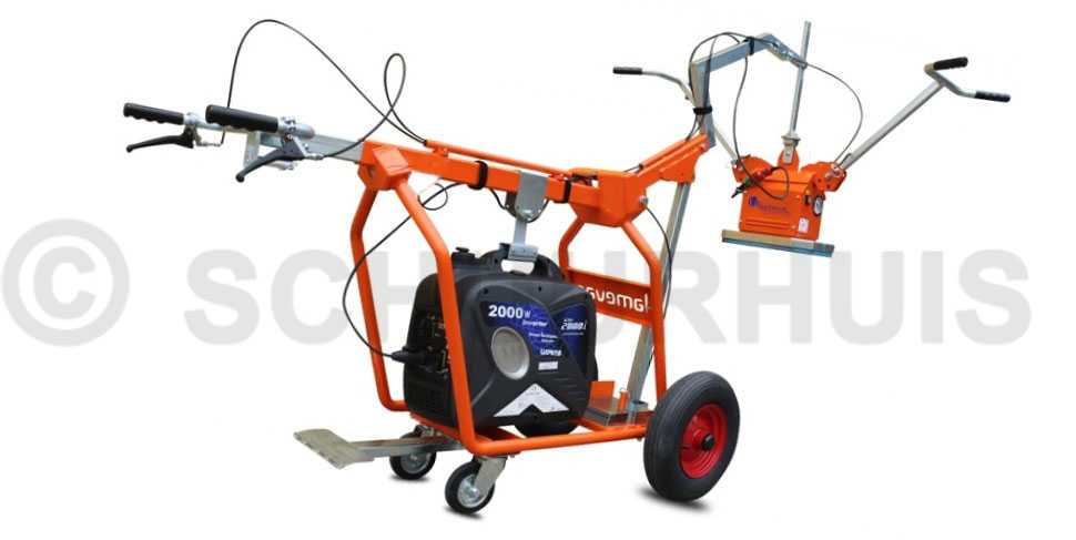 VTH verlegwagen voor units op 230V. (VTH 150 BL)