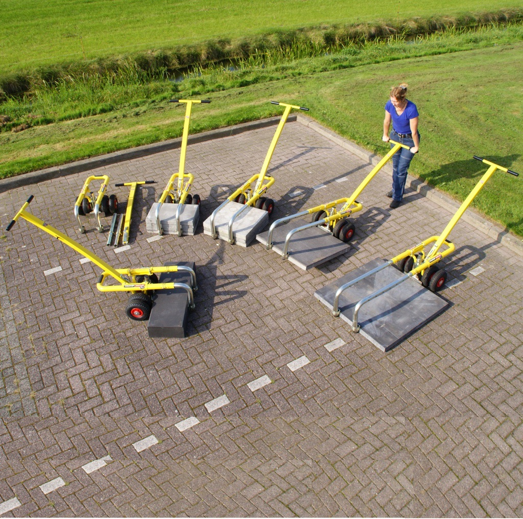 TessPaver 120T met luchtbanden (incl. verlengset)
