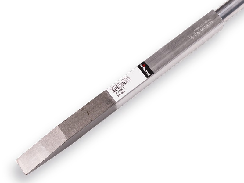 Stootijzer HULTAFORS Aluminium 150 cm, onderstuk 40 cm vierkant met stalen punt