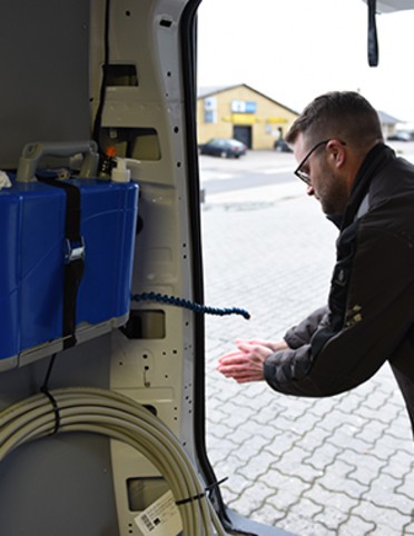 ShoulderSink Station blauw