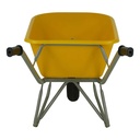 Kruiwagen SCHUURHUIS geel