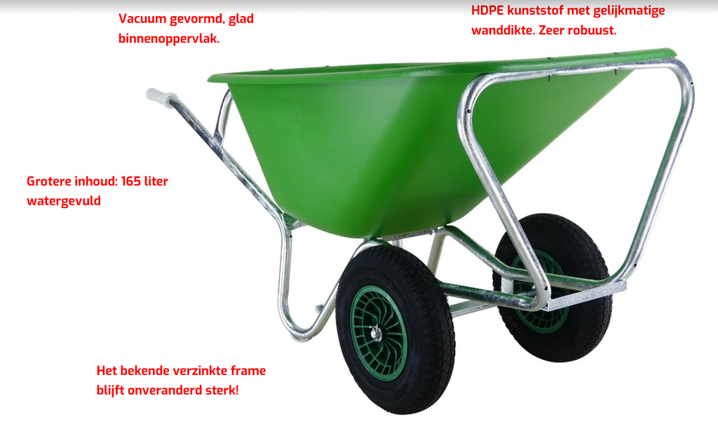 Fort F&S165/2 (2 wielen) kruiwagen