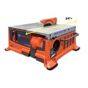 IQ Power Tools Droge tafel tegelzaag 180mm met geïntegreerd stofafzuiging systeem + zaagblad