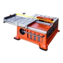 IQ Power Tools Droge tafel tegelzaag 180mm met geïntegreerd stofafzuiging systeem + zaagblad