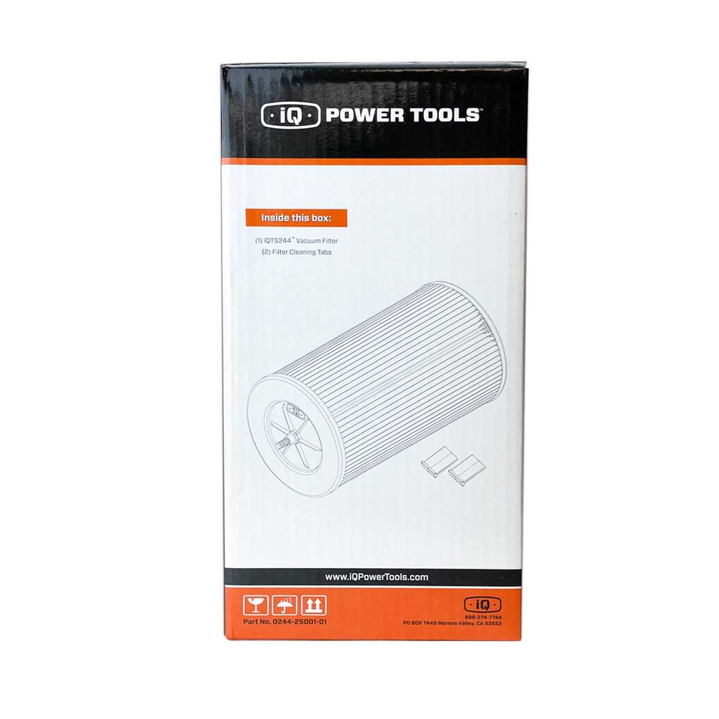 IQ Power Tools Vacuüm Filter Kit voor de iQ360XT/ iQTS244®/ iQMS362®