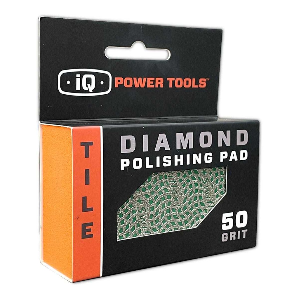 IQ Power Tools Diamant handpolijst pad, 50 korrel