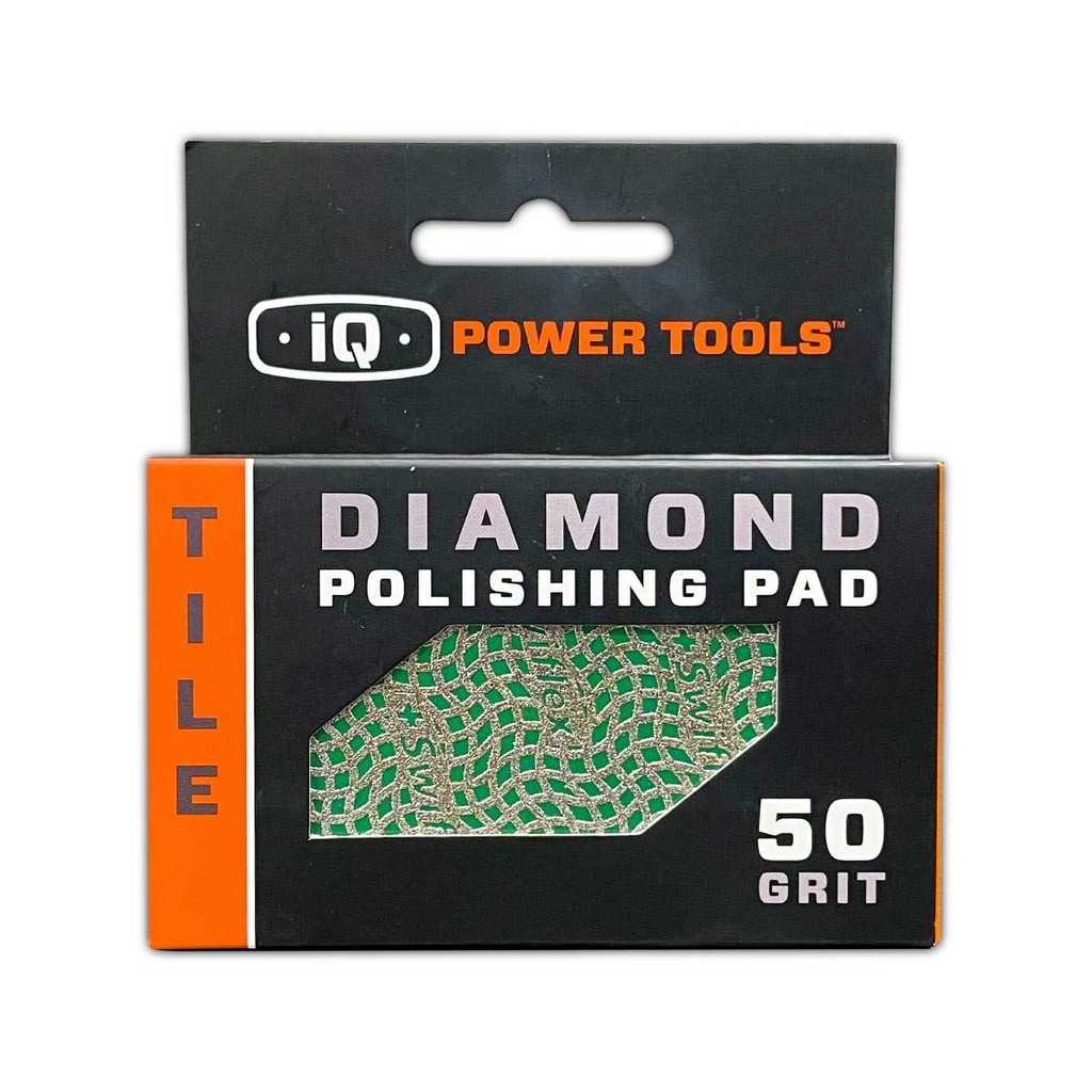IQ Power Tools Diamant handpolijst pad, 50 korrel