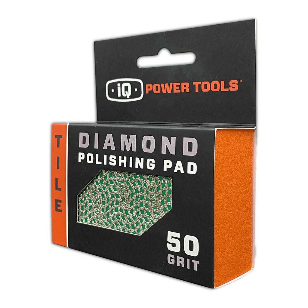 IQ Power Tools Diamant handpolijst pad, 50 korrel