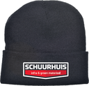 Gebreide 100% RPEF muts met eigen logo