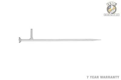 Draadpen L-kop 400mm