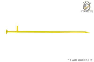 Draadpen L-kop zwaar 800mm ORIT RAL 1021