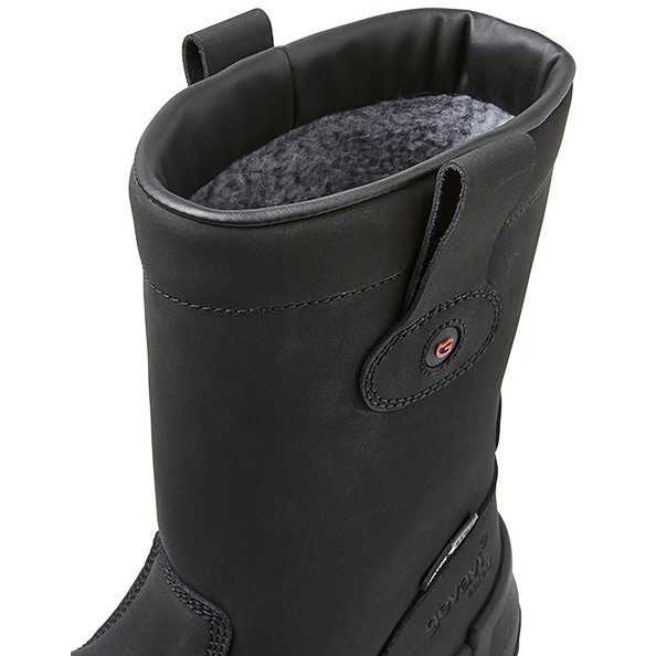 Gevoerde Leren Laars Bari GS91 S3 + KN Zwart