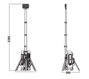 INTOO WL-400 mobiele werklamp
