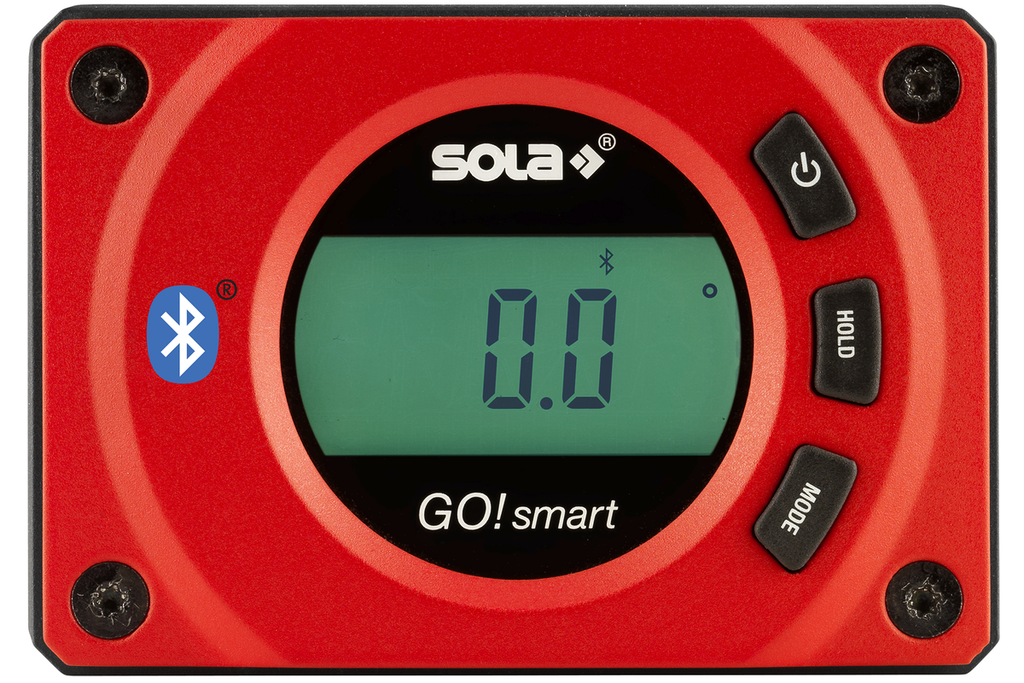 Sola GO! smart elektr. hellingwaterpas magnetisch, blue tooth