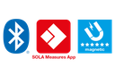 Sola GO! smart elektr. hellingwaterpas magnetisch, blue tooth