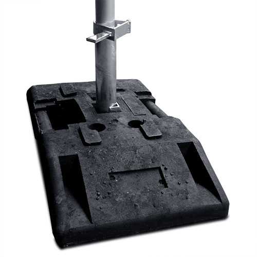 Pot met spie voor kunststof baakvoeten