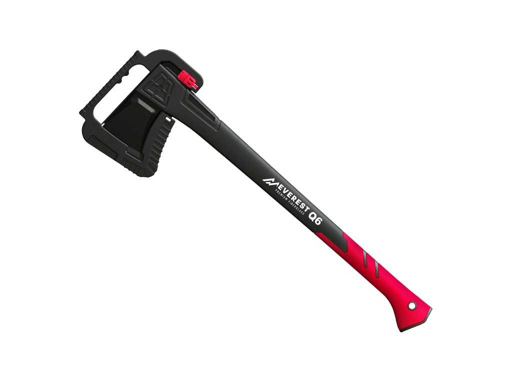Kloofbijl EVEREST Q6 2400 gram, met fiberglassteel 71 cm