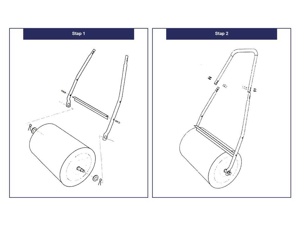 Gazonwals 52 cm breed, doorsnede 33 cm