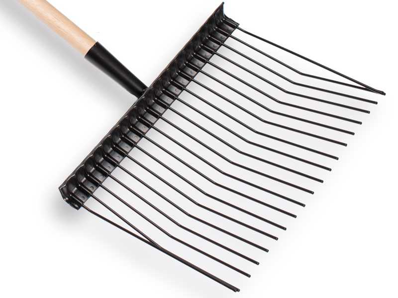 Paardenstalvork metaal met steel 150 x 2,8 cm