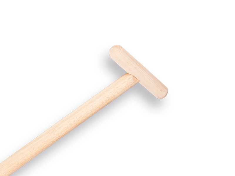 Schoffel Betuws model gesmeed 16 cm, met schoffelsteel 160 x 3,2 cm. excentrische punt en hilt