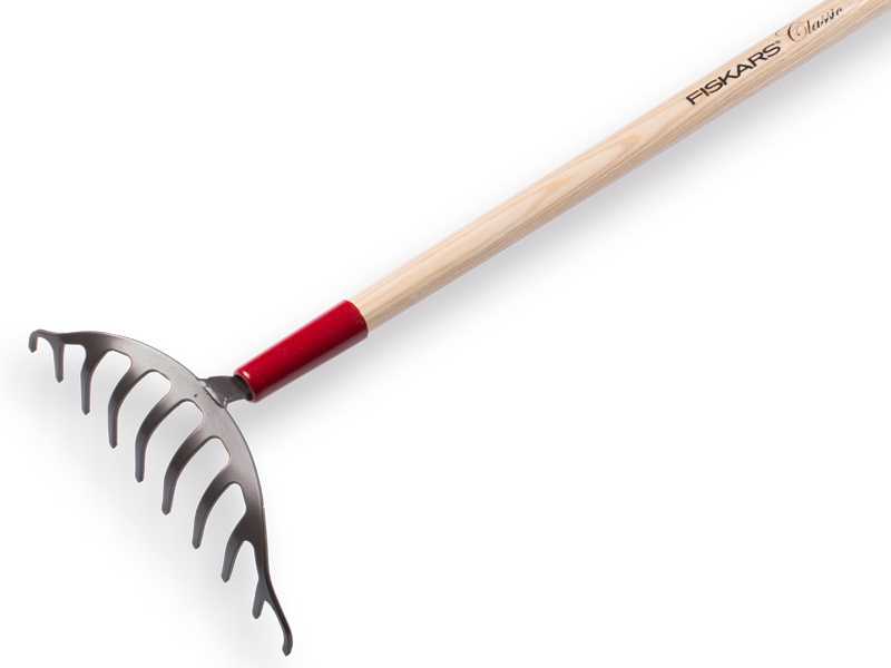 Rozenhark FISKARS CLASSIC met geharde metalen tanden en ESSEN steel 160 cm