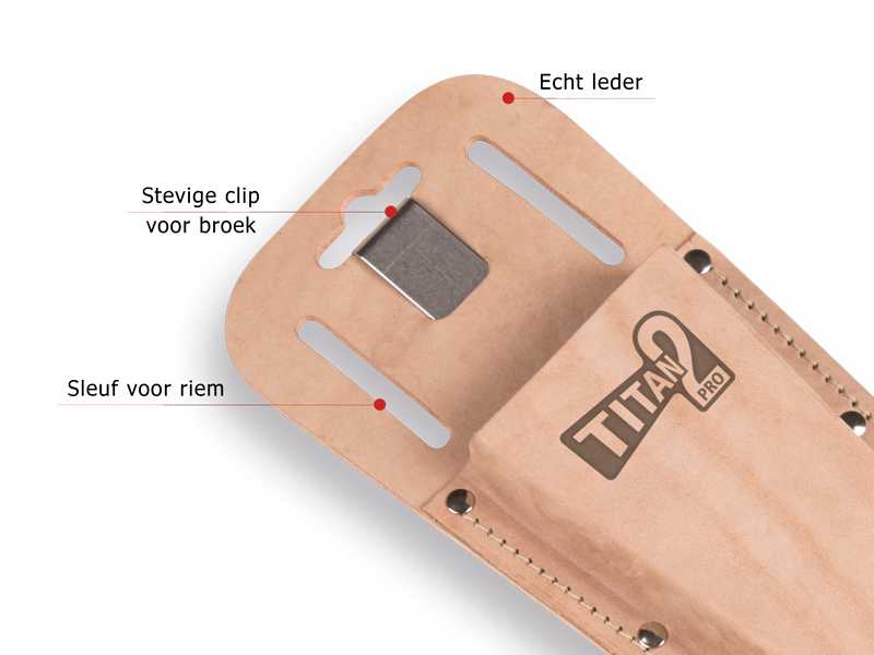 Lederen Holster voor Titan 2 Pro