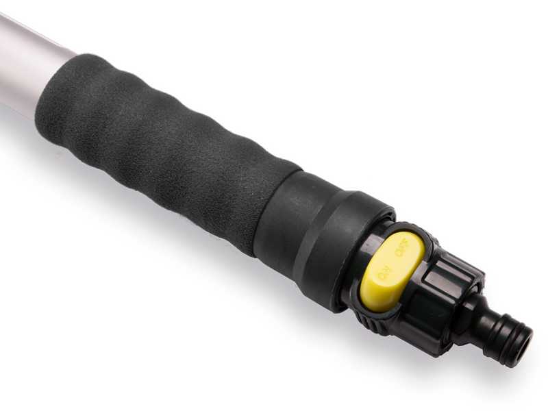 Wasborstel waterdoorlatend 25 cm met aluminium telescoopsteel 119 - 194 cm