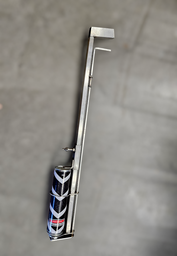 Wegenverf / Markeerpistool lang RVS