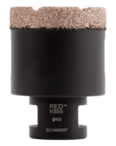 RED™ K855 achtdelige set diamant-tegelboren met M14 aansluiting in koffer