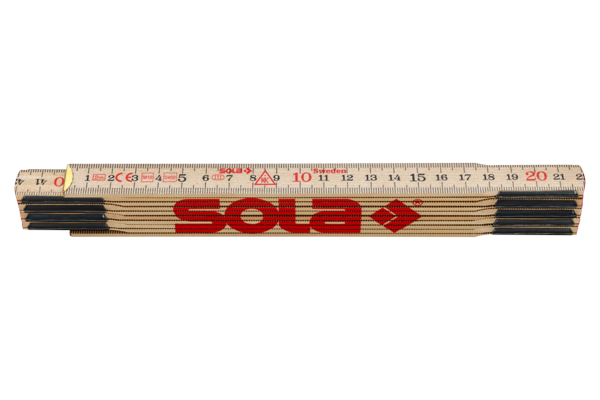 Sola H 2/10 Houten Vouwduimstok