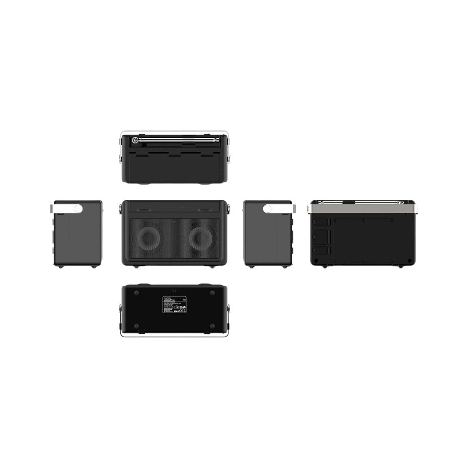 AUDISSE DAB+ / FM / WIFI / Bluetooth / USB (oplader / speler) / Oplaadbaar / IP65