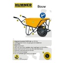 Stratenmakers kruiwagen HDPE 90 L geel